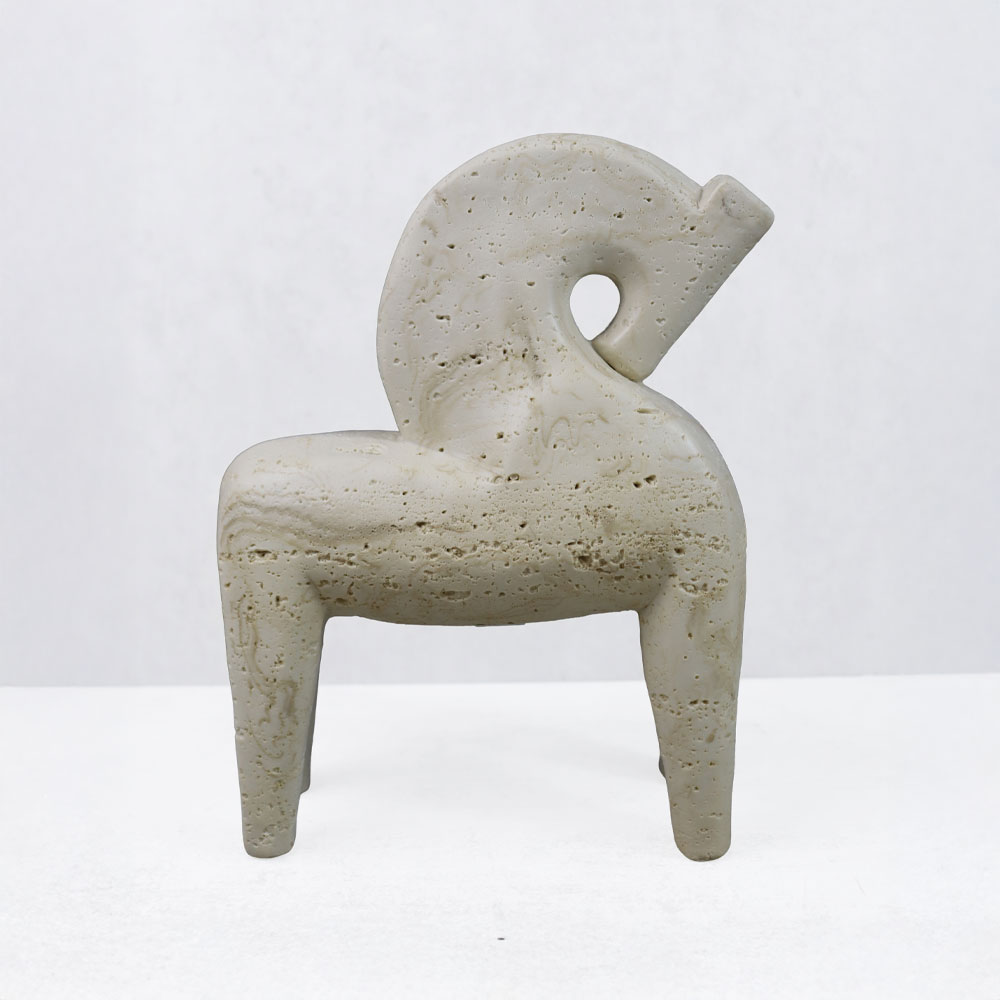 ARCHON II ΔΙΑΚΟΣΜΗΤΙΚΟ ΑΛΟΓΟ 17x8x22cm RESIN ΜΠΕΖ