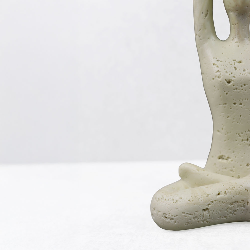 MORPH VI ΔΙΑΚΟΣΜΗΤΙΚΟ ΣΩΜΑ 13x8x21cm RESIN ΜΠΕΖ