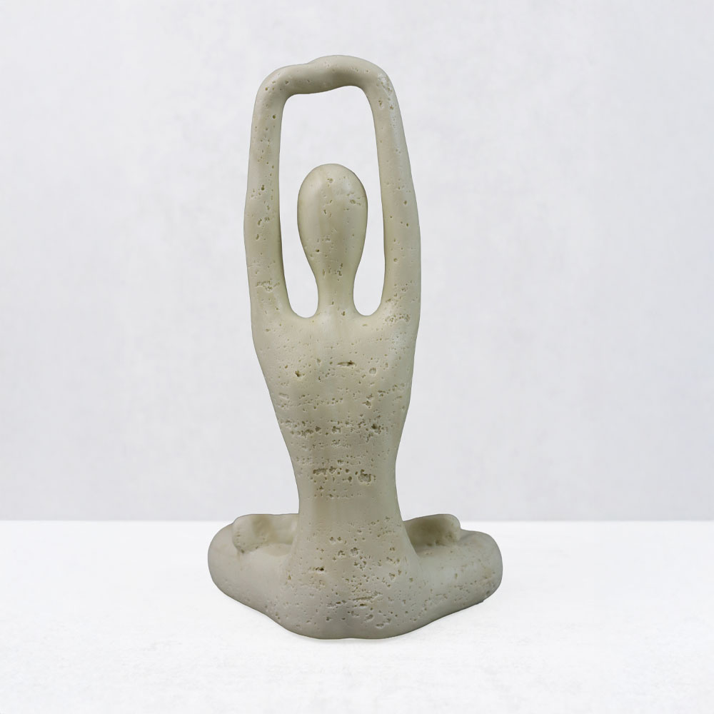 MORPH VI ΔΙΑΚΟΣΜΗΤΙΚΟ ΣΩΜΑ 13x8x21cm RESIN ΜΠΕΖ