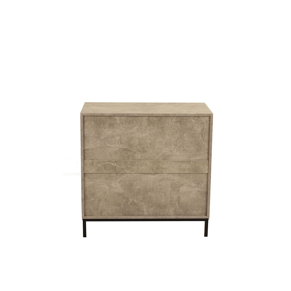 RUBIK ΣΥΡΤΑΡΙΕΡΑ 3ΣΥΡΤΑΡΙΑ CEMENT ΑΝΟΙΧΤΟ ΜΕ PATTERN 80x40x80cm