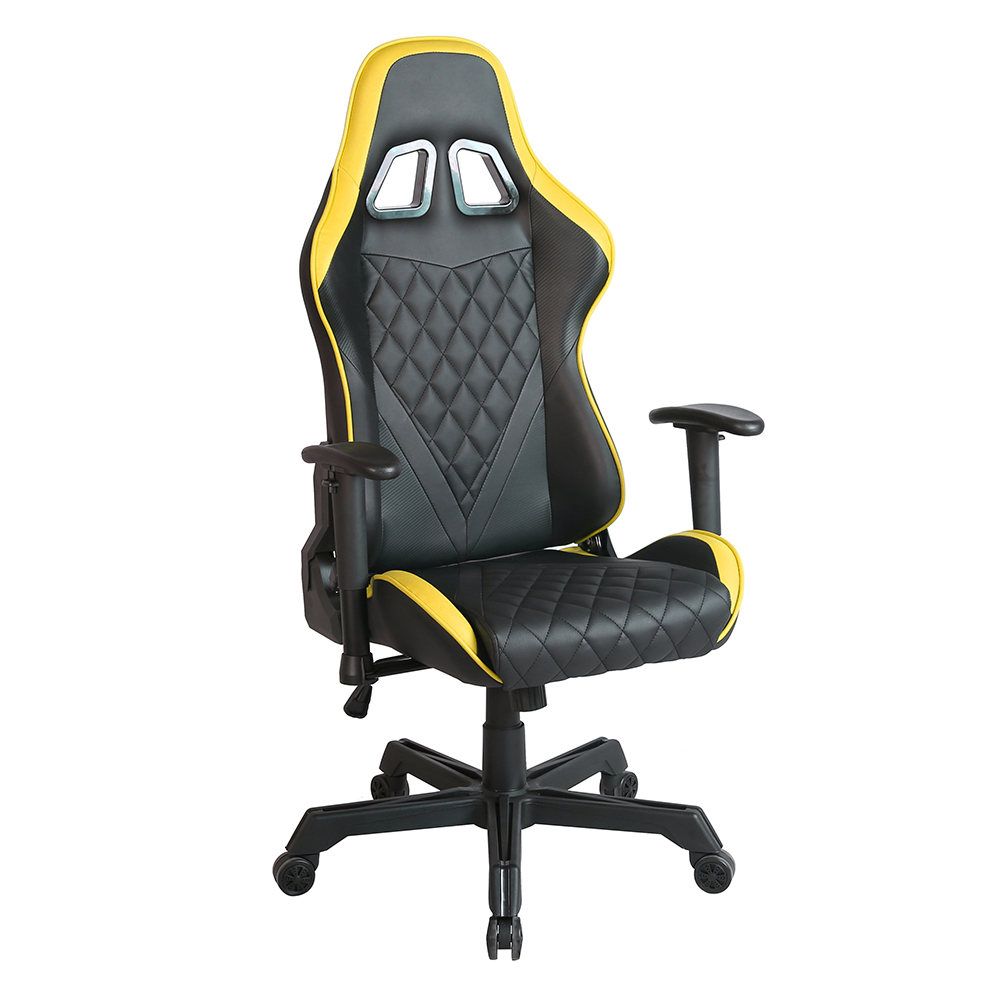 RANGER ΚΑΡΕΚΛΑ GAMING ΓΡΑΦΕΙΟΥ ΜΑΥΡΟ ΚΙΤΡΙΝΟ 52x74x138cm