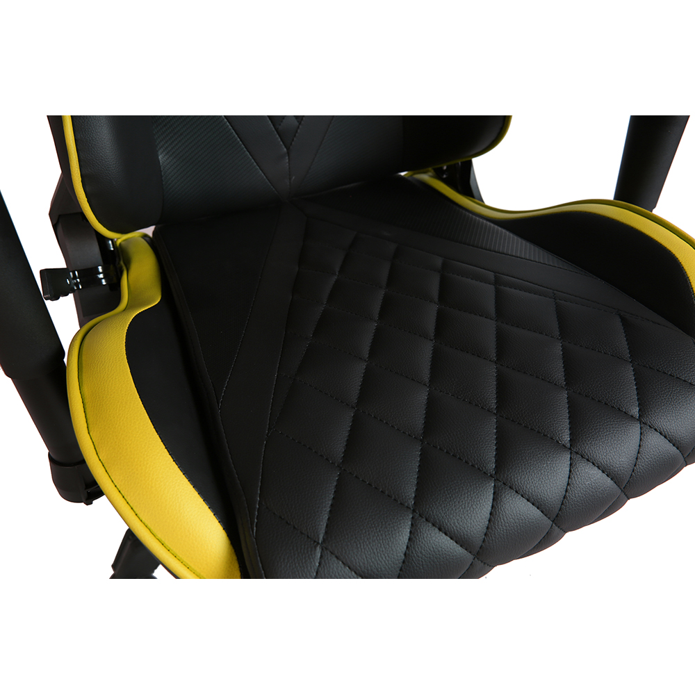 RANGER ΚΑΡΕΚΛΑ GAMING ΓΡΑΦΕΙΟΥ ΜΑΥΡΟ ΚΙΤΡΙΝΟ 52x74x138cm
