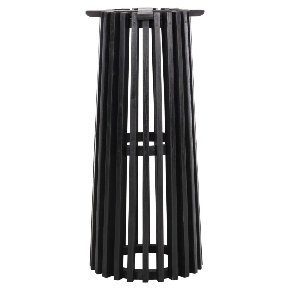 ΒΑΣΗ BAR STAND ΕΣΩΤ.ΧΩΡΟΥ ΜΕΣ.ΥΨΟΥΣ ΣΤΡΟΓΓΥΛΗ FB99857.12 MINDI ΞΥΛΟ ΣΕ ΜΑΥΡΟ Φ40x90Υεκ.