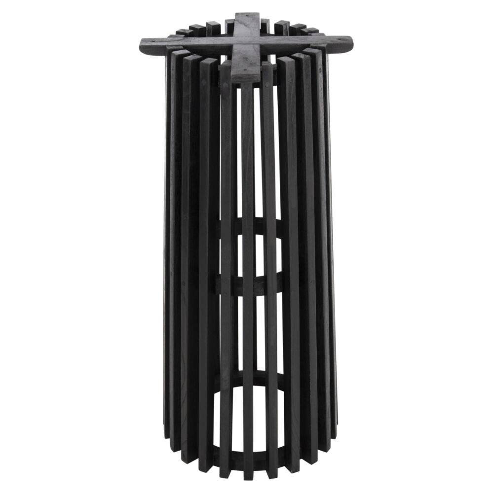 ΒΑΣΗ BAR STAND ΕΣΩΤ.ΧΩΡΟΥ ΜΕΣ.ΥΨΟΥΣ ΣΤΡΟΓΓΥΛΗ FB99857.12 MINDI ΞΥΛΟ ΣΕ ΜΑΥΡΟ Φ40x90Υεκ.