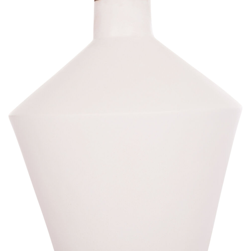 ΔΙΑΚΟΣΜΗΤΙΚΟ ΒΑΖΟ ΔΑΠΕΔΟΥ FB94661.02 FIBER CEMENT ΛΕΥΚΟ--ΞΥΛΟ ΤΕΑΚ Φ60x115Υεκ.