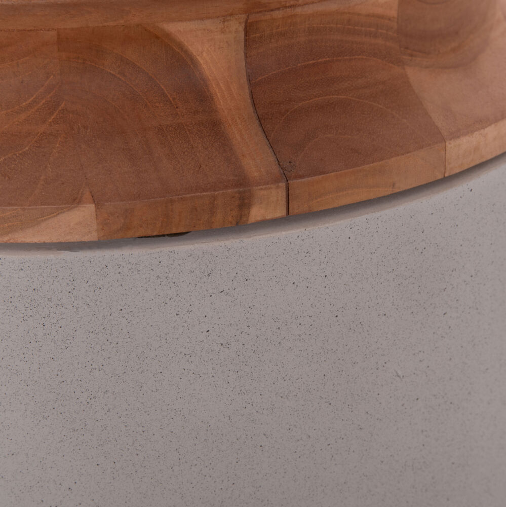 ΔΙΑΚΟΣΜΗΤΙΚΟ ΒΑΖΟ ΔΑΠΕΔΟΥ FB94662.03L FIBER CEMENT ΓΚΡΙ--ΞΥΛΟ ΤΕΑΚ Φ41x47Υ