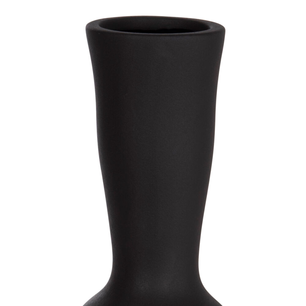 ΕΠΙΤΡΑΠΕΖΙΟ ΚΕΡΑΜΙΚΟ ΔΙΑΚΟΣΜΗΤΙΚO FB94637.02 ΜΑΥΡΟ ΜΑΤ Φ14x50Υεκ