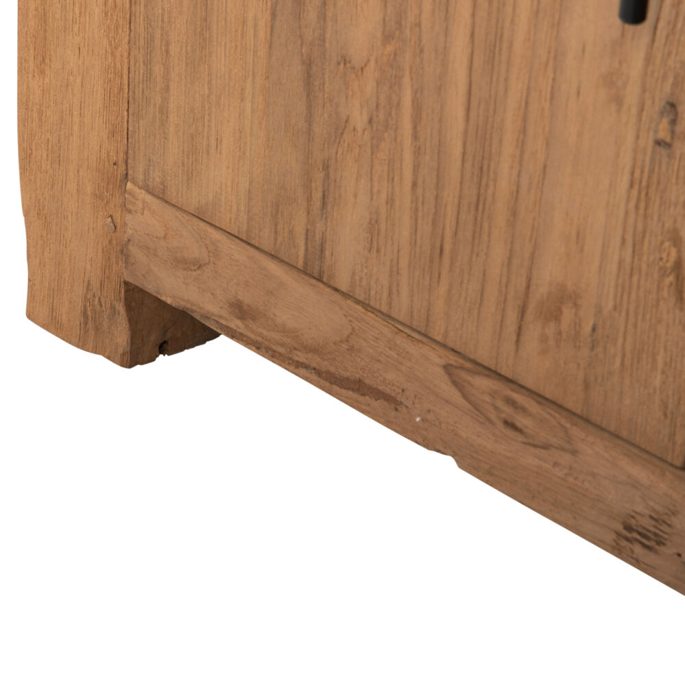 ΜΠΟΥΦΕΣ FB99802 ΑΝΑΚΥΚΛΩΜΕΝΟ ΞΥΛΟ TEAK ΣΕ ΦΥΣΙΚΟ 220x50x90Υεκ.