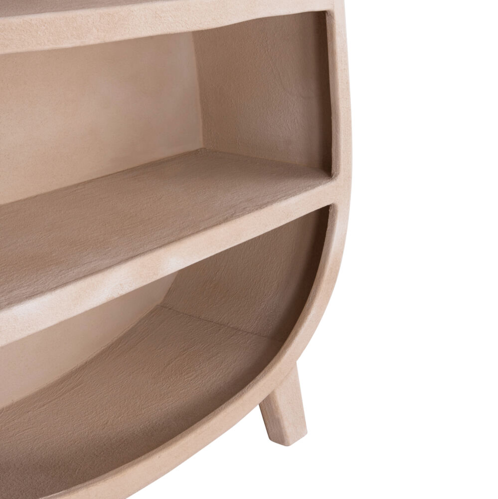 ΡΑΦΙΕΡΑ FB918060.02 MDF ΣΕ ΚΑΦΕ ΧΡΩΜΑ 120x38x133Υεκ.