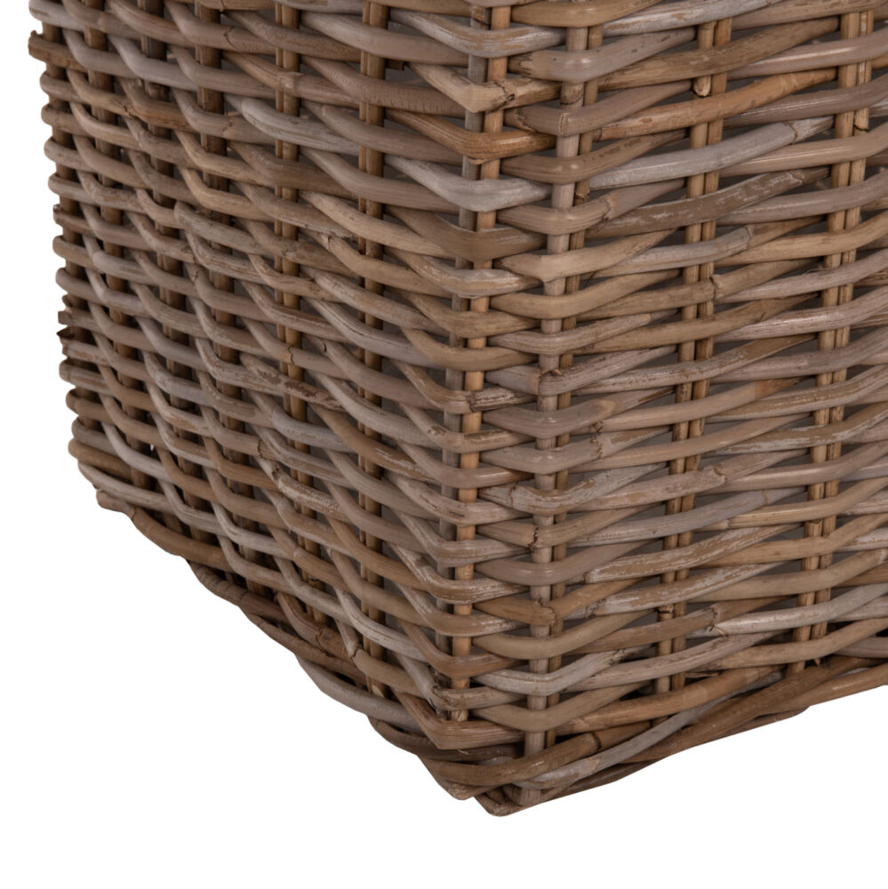 ΣΕΤ ΔΙΑΚΟΣΜΗΤΙΚΑ ΚΑΛΑΘΙΑ FB99657 4ΤΜΧ ΑΠΟ KUBU RATTAN ΣΕ ΓΚΡΙ 52x52x50-57Υεκ.