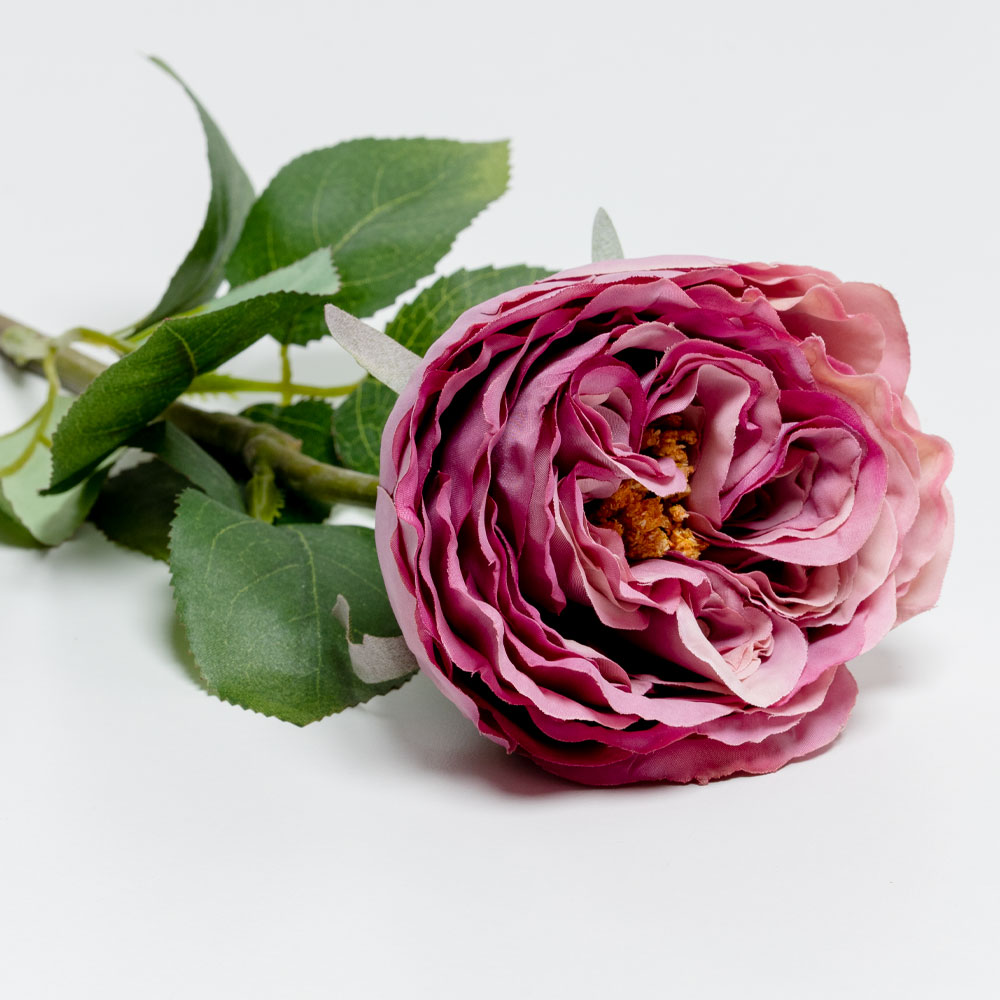 CABBAGE ROSE ΛΟΥΛΟΥΔΙ ΤΕΧΝΗΤΟ 66cm POLYESTER ΡΟΖ ΦΟΥΞΙΑ ΠΡΑΣΙΝΟ
