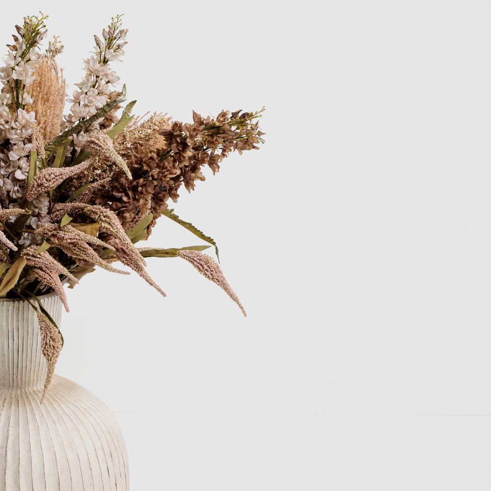 DELPHINIUM ΛΟΥΛΟΥΔΙ ΤΕΧΝΗΤΟ 108cm POLYESTER ΜΠΕΖ
