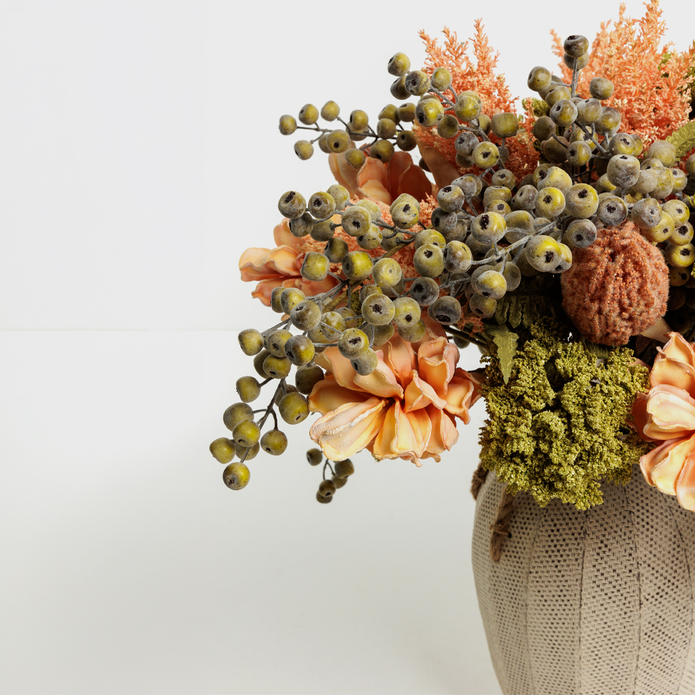 PETAL PARADISE ΛΟΥΛΟΥΔΙ ΤΕΧΝΗΤΟ 73cm FOAM ΡΟΖ ΠΡΑΣΙΝΟ