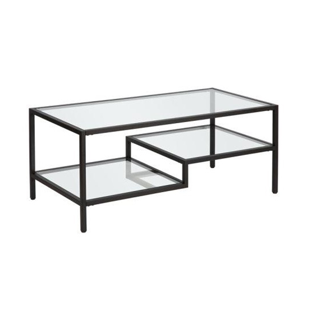 STEP COFFEE TABLE ΜΑΥΡΟ 110x50x42cm
