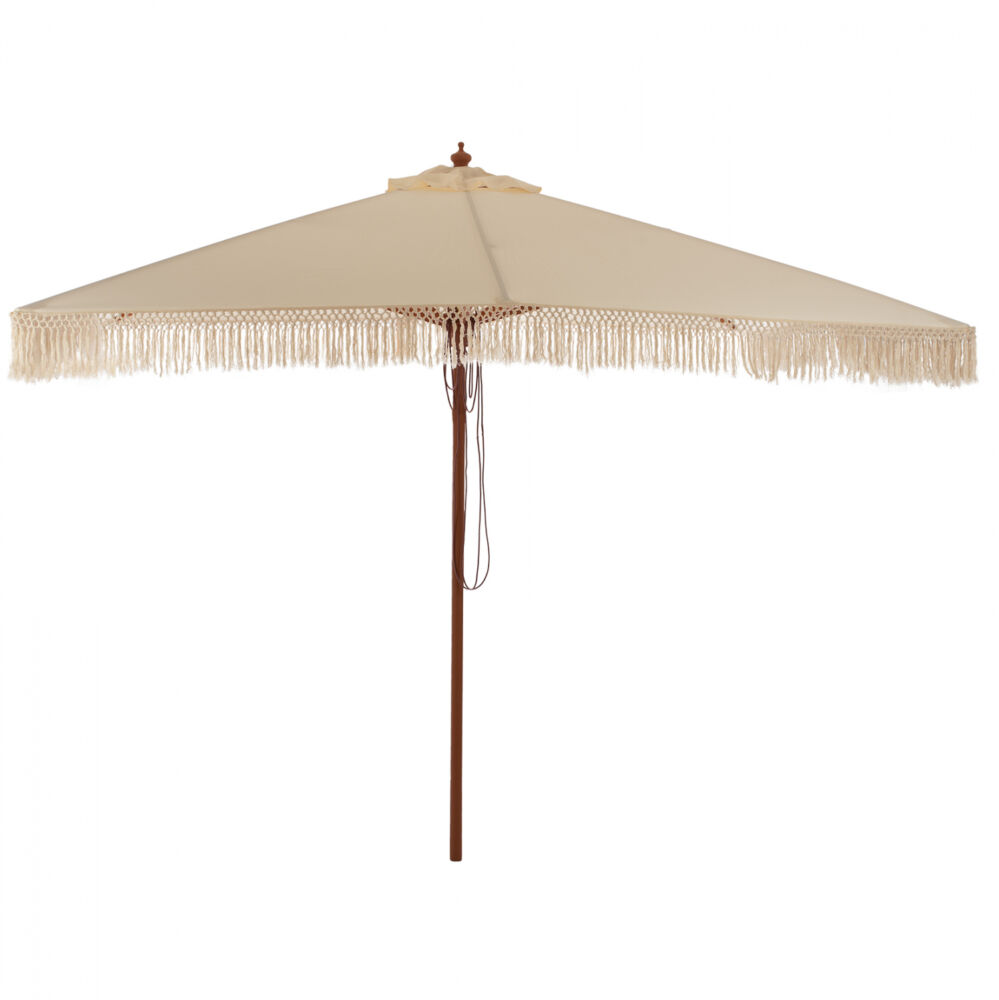 ΟΜΠΡΕΛΑ ΕΠΑΓΓΕΛΜΑΤΙΚΗ ΜΑΚΡΑΜΕ ΚΡΟΣΙ ΜΠΕΖ ΜΕ ΞΥΛΙΝΟ ΣΚΕΛΕΤΟ 3X3X2.50Υm FB95778.01