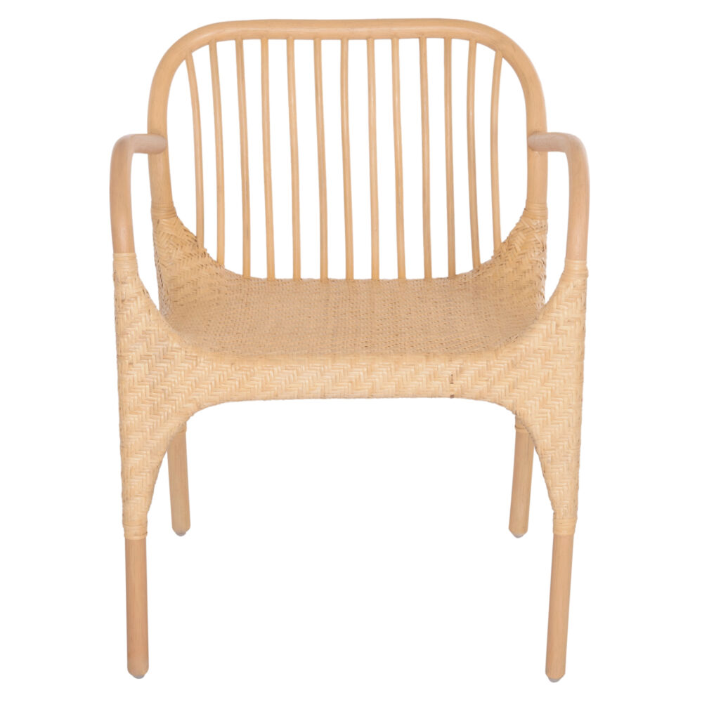 ΠΟΛΥΘΡΟΝΑ ΤΡΑΠΕΖΑΡΙΑΣ FB99957.01 ΦΥΣΙΚΟ RATTAN 62x55x82Υεκ.