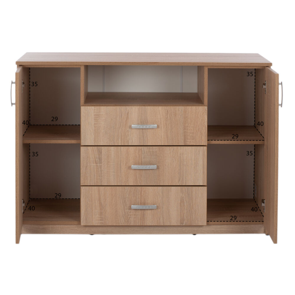 ΣΕΤ ΚΡΕΒΑΤΟΚΑΜΑΡΑΣ 5ΤΜΧ FB911758 ΜΕΛΑΜΙΝΗ SONAMA OAK-ΓΙΑ ΣΤΡΩΜΑ 160x200εκ