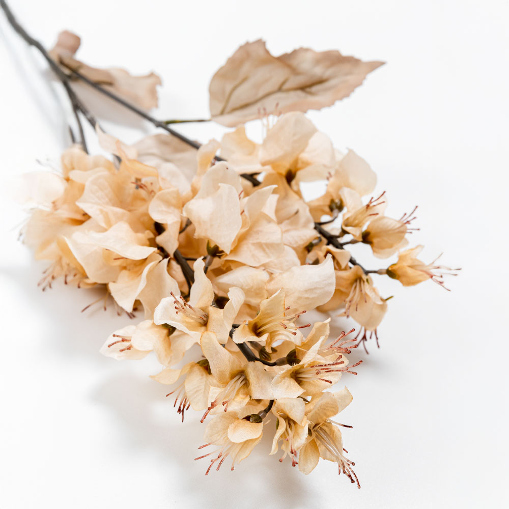 BOUGAINVILLEA ΛΟΥΛΟΥΔΙ ΤΕΧΝΗΤΟ 105cm POLYESTER ΜΠΕΖ