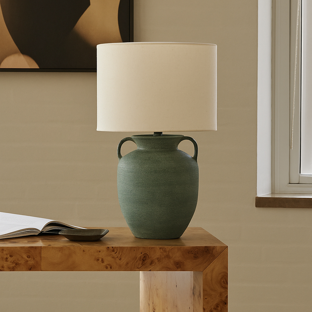 OPALINE ΦΩΤΙΣΤΙΚΟ ΕΠΙΤΡΑΠΕΖΙΟ 35x35x61cm ΜΕΤΑΛΛΟ ΜΕΝΤΑ ΜΠΕΖ ΑΝΟΙΧΤΟ ΛΙΝΟ