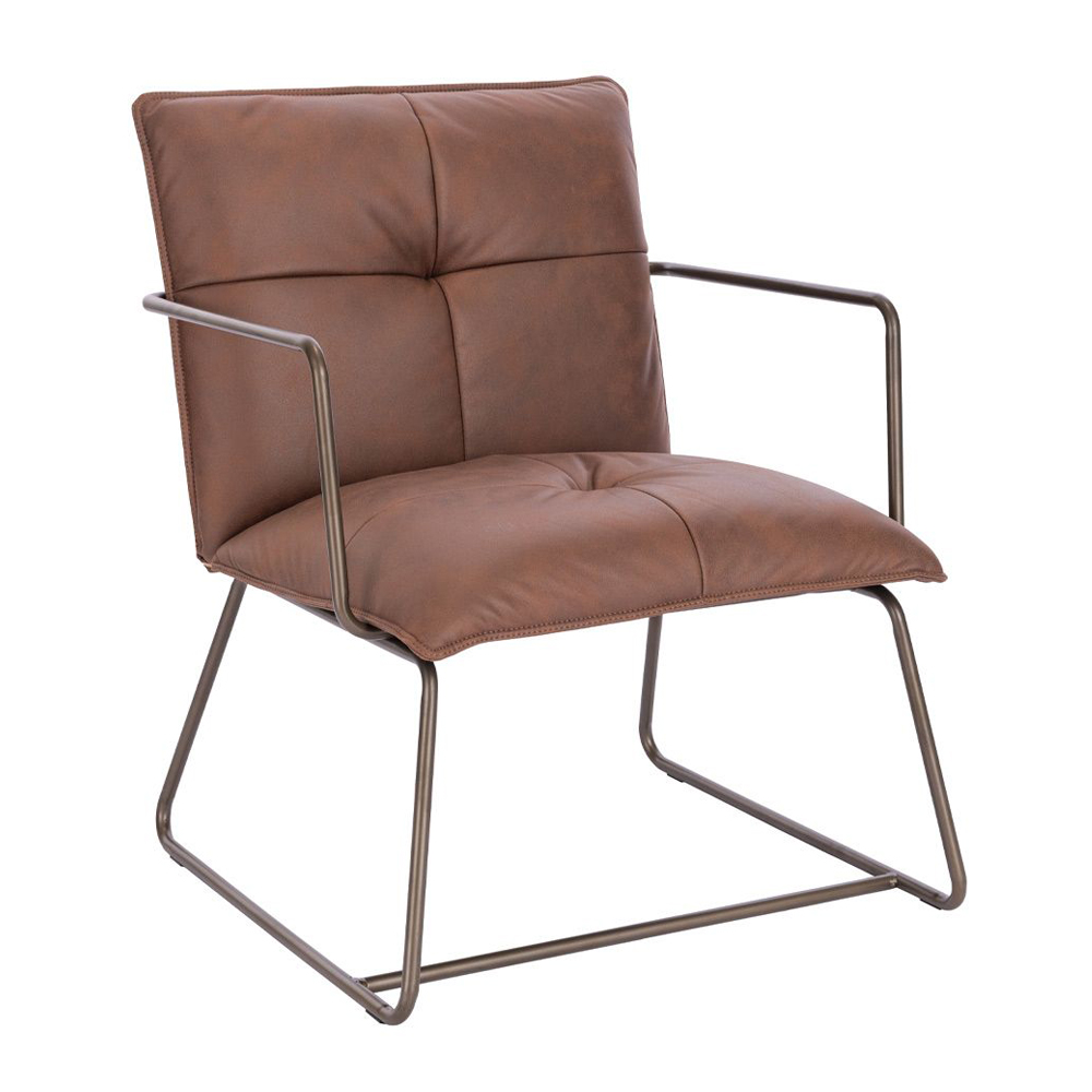 STANDBY ΠΟΛΥΘΡΟΝΑ ΕΠΙΣΚΕΠΤΗ ΚΑΦΕ GUNMETAL 65x67x81cm