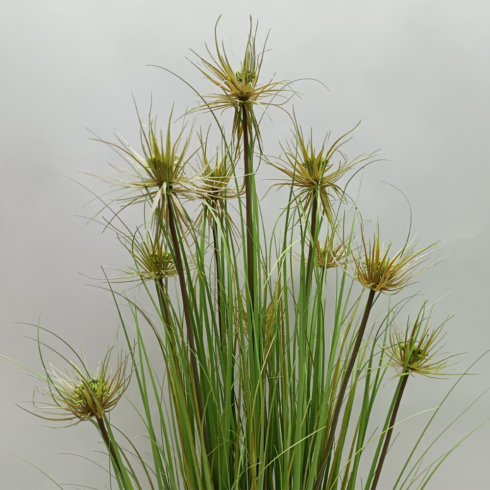 SUNNY FLOWER ΦΥΤΟ ΤΕΧΝΗΤΟ ΣΕ ΓΛΑΣΤΡΑ 120cm PVC ΠΡΑΣΙΝΟ