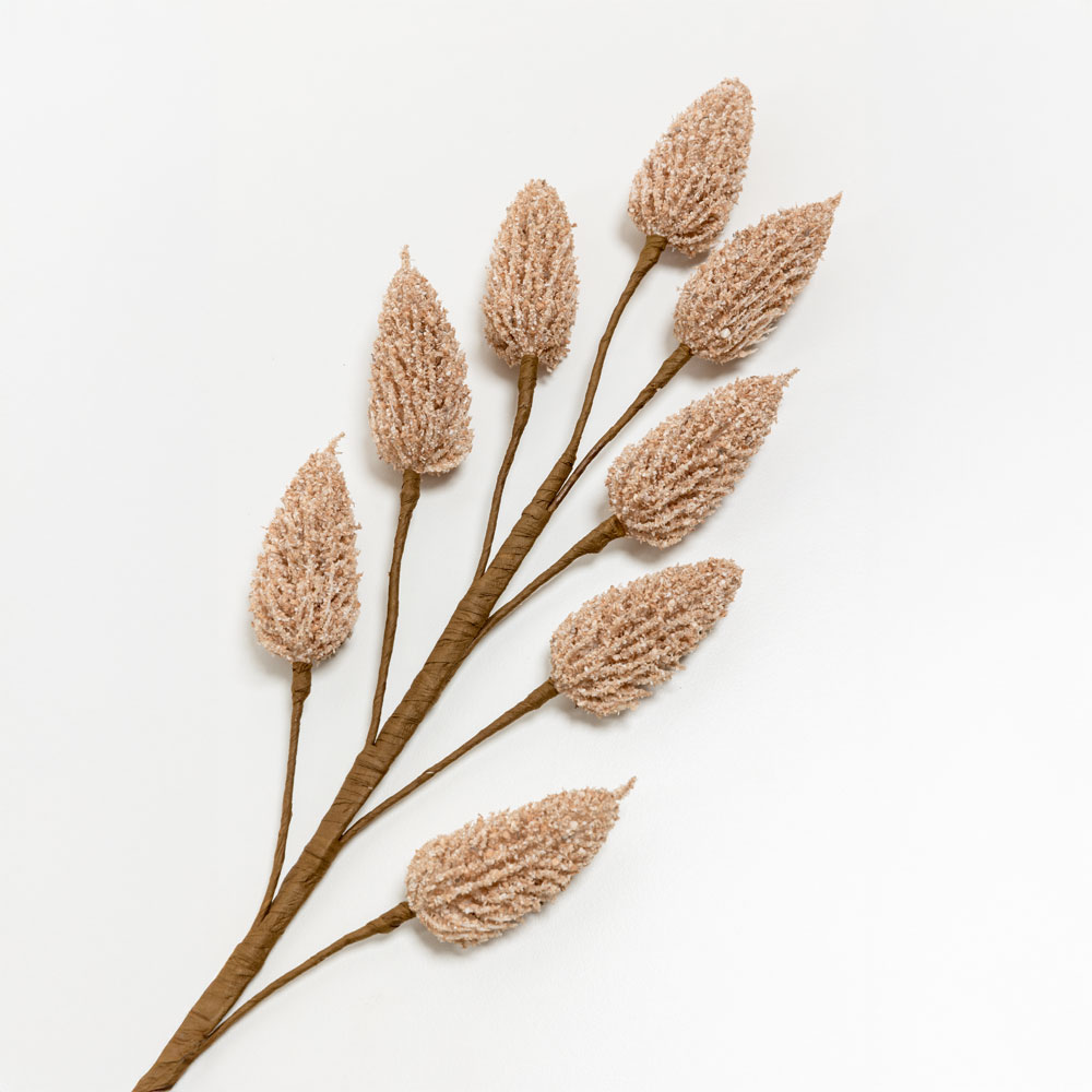 AROMA BLOSSOMS ΛΟΥΛΟΥΔΙ ΤΕΧΝΗΤΟ 63cm FOAM ΚΑΦΕ PVC