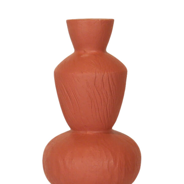 AEON ΔΙΑΚΟΣΜΗΤΙΚΟ 26x26x71cm MgO ΠΟΡΤΟΚΑΛΙ ΣΚΟΥΡΟ
