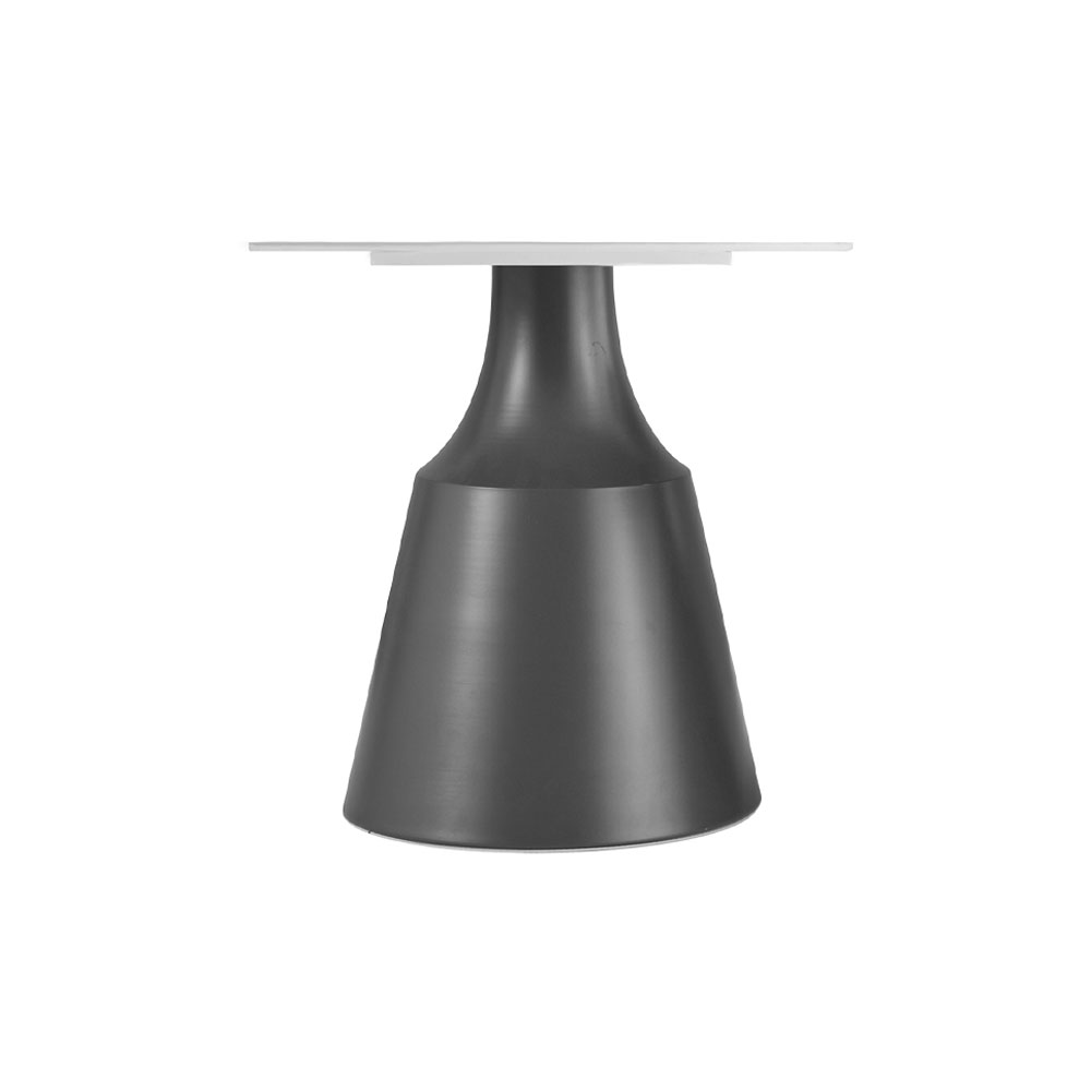 KAIA COFFEE TABLE SET 2ΤΕΜ ΛΕΥΚΟ ΜΑΥΡΟ 70x70x40cm