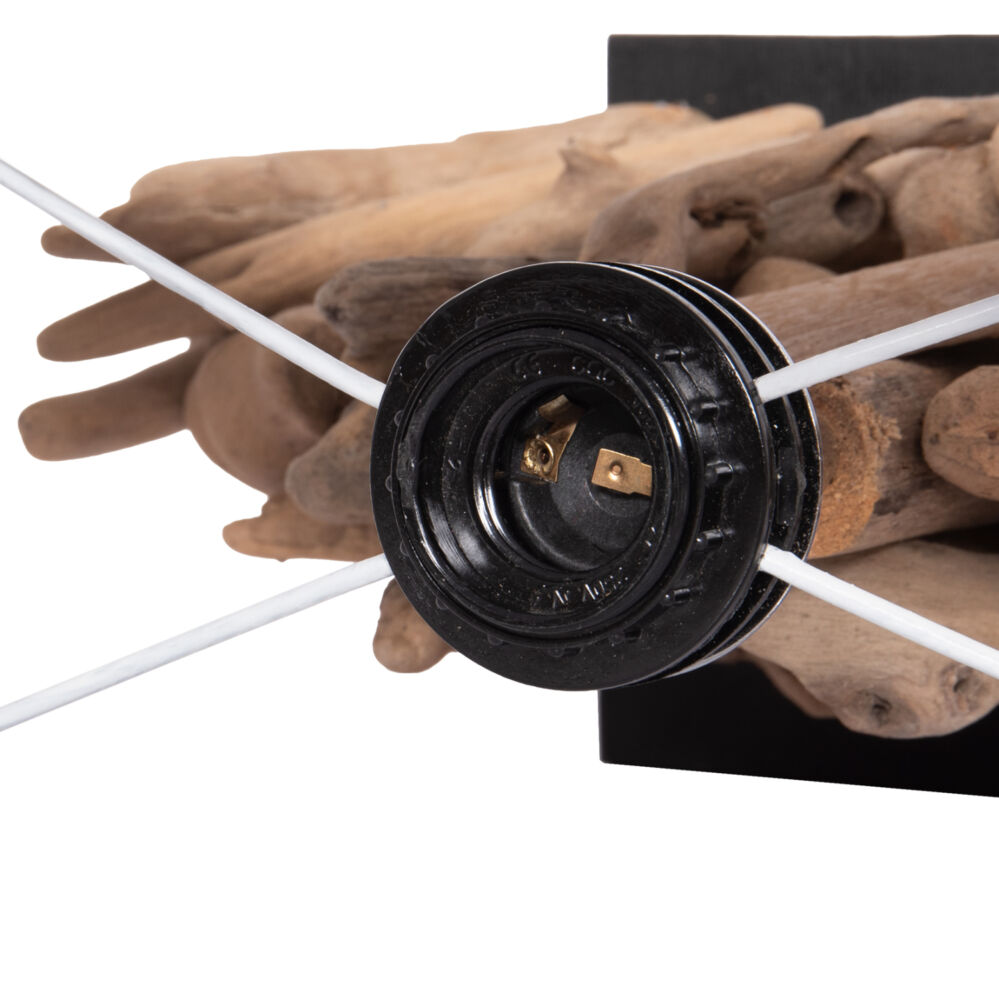 ΕΠΙΤΡΑΠΕΖΙΟ ΟΡΘΟΓΩΝΙΟ ΦΩΤΙΣΤΙΚΟ FB94424 DRIFTWOOD & ΛΕΥΚΟ ΚΑΠΕΛΟ 35.5x15x47Υεκ.
