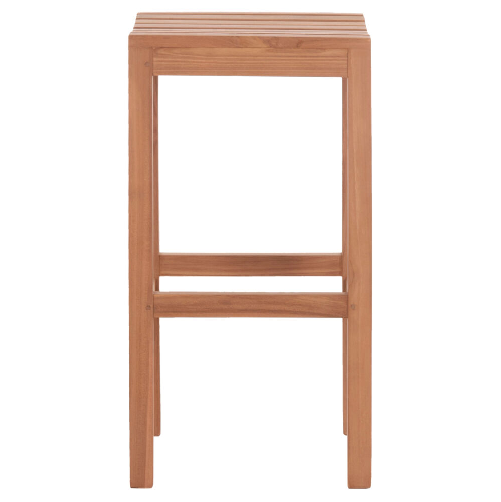 ΣΚΑΜΠΟ ΜΠΑΡ FB918109 ΞΥΛΟ ΤΕΑΚ ΣΕ ΦΥΣΙΚΟ 40x40x77Υεκ.