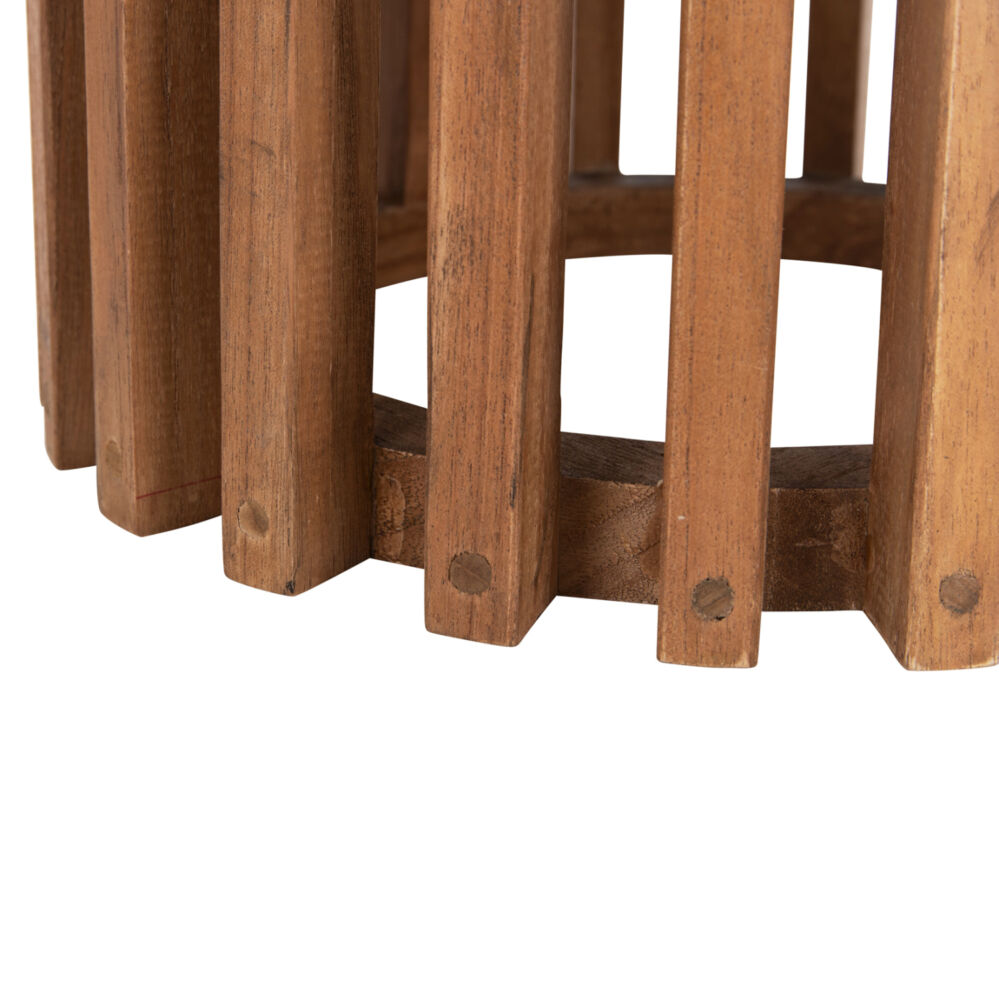 ΒΑΣΗ BAR STAND ΕΣΩΤ.ΧΩΡΟΥ ΜΕΣ.ΥΨΟΥΣ ΣΤΡΟΓΓΥΛΗ FB99857.11 MINDI ΞΥΛΟ ΣΕ ΦΥΣΙΚΟ Φ40x90Υεκ.