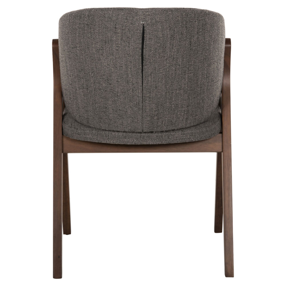 ΚΑΡΕΚΛΑ FB99746.02 RUBBERWOOD ΣΕ ΚΑΡΥΔΙ ΧΡΩΜΑ-ΓΚΡΙ ΥΦΑΣΜΑ 55x60x84Yεκ.