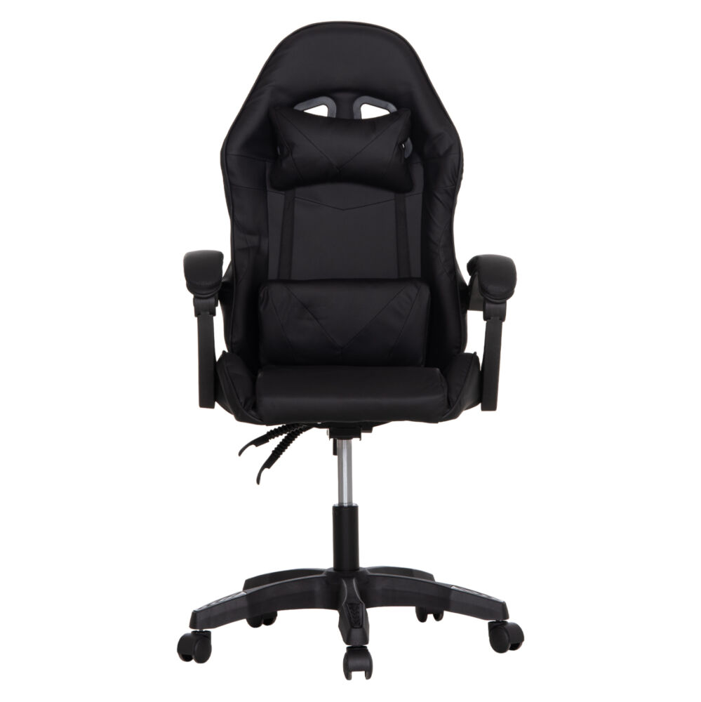 ΚΑΡΕΚΛΑ GAMING FB91231.01 ΜΑΥΡΟ PVC--ΜΕ ΜΑΞIΛΑΡΑΚΙΑ ΜΕΣΗΣ/ΚΕΦΑΛΗΣ 60x59x117Υεκ