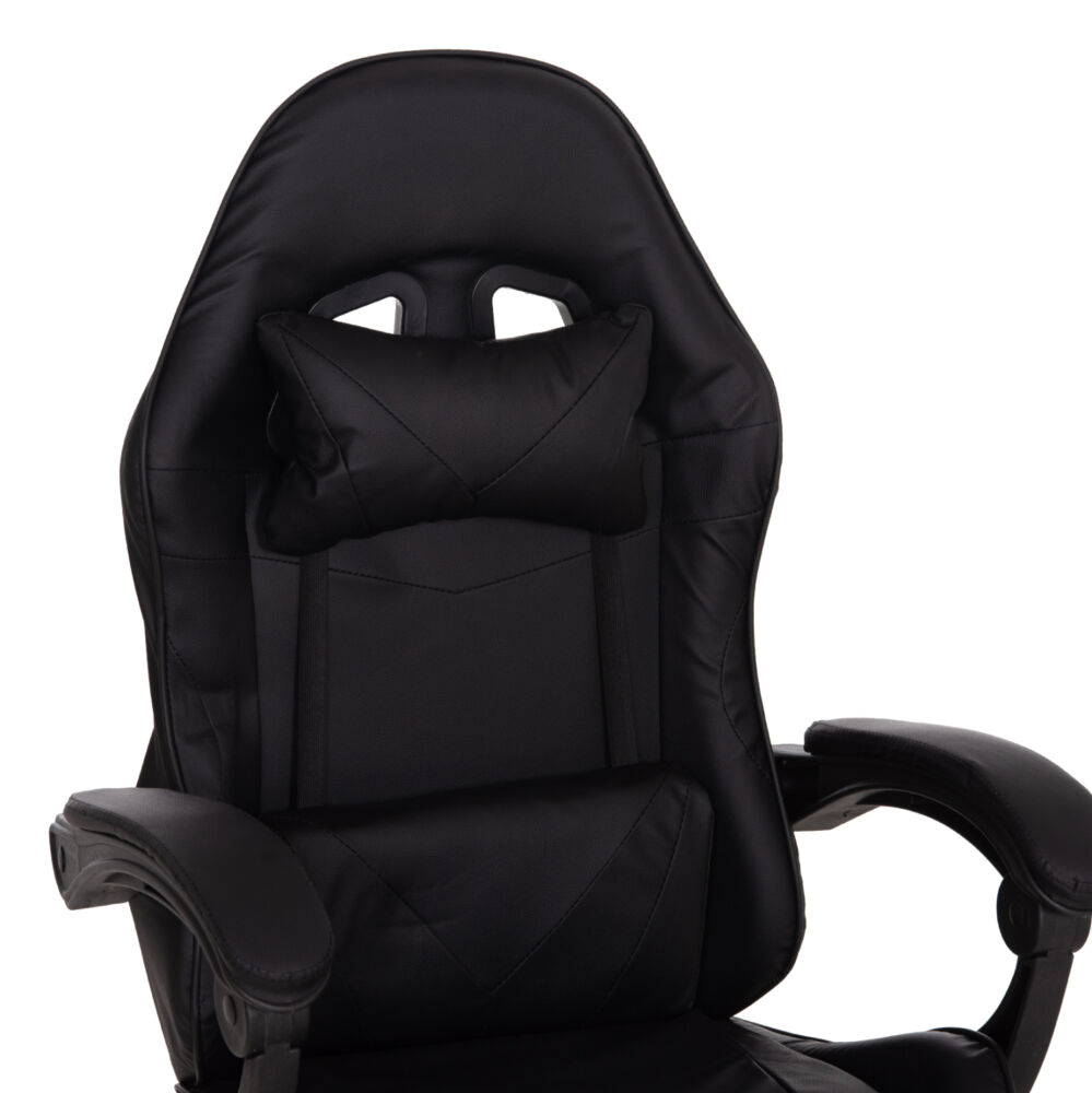 ΚΑΡΕΚΛΑ GAMING FB91231.01 ΜΑΥΡΟ PVC--ΜΕ ΜΑΞIΛΑΡΑΚΙΑ ΜΕΣΗΣ/ΚΕΦΑΛΗΣ 60x59x117Υεκ