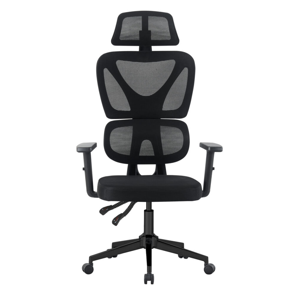 ΚΑΡΕΚΛΑ ΓΡΑΦΕΙΟΥ FB91218.01 ΜΑΥΡO MESH--ΒΑΣΗ PP 51x49x121-129Υεκ