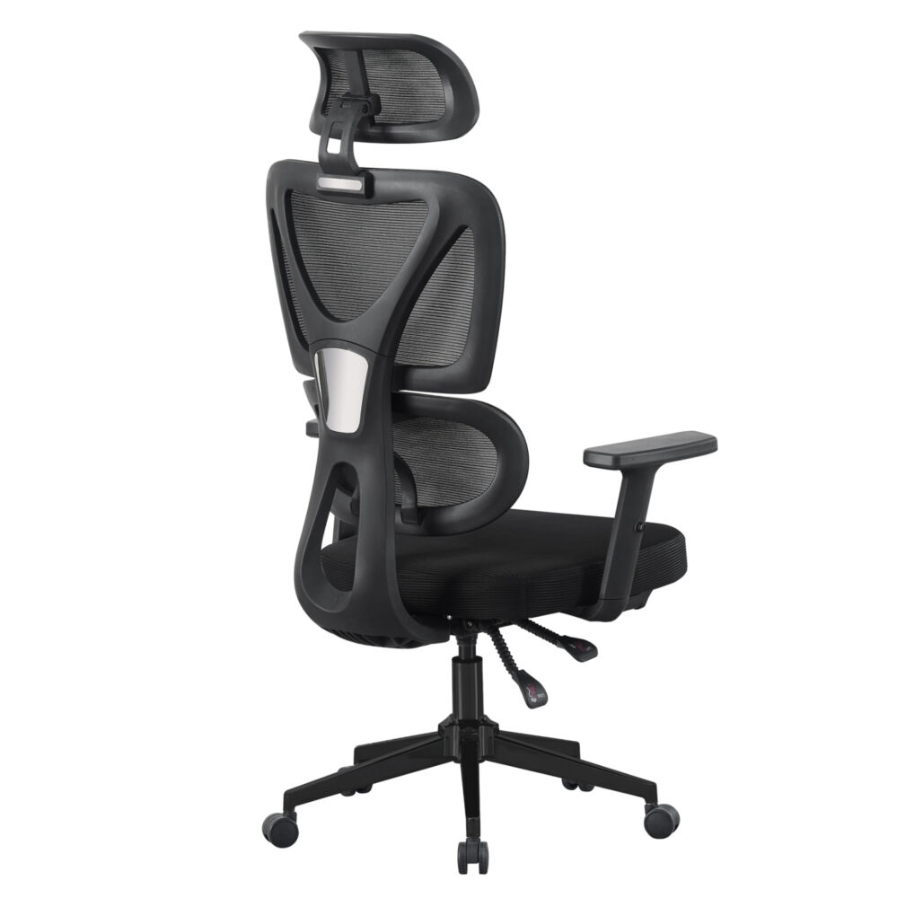 ΚΑΡΕΚΛΑ ΓΡΑΦΕΙΟΥ FB91218.01 ΜΑΥΡO MESH--ΒΑΣΗ PP 51x49x121-129Υεκ