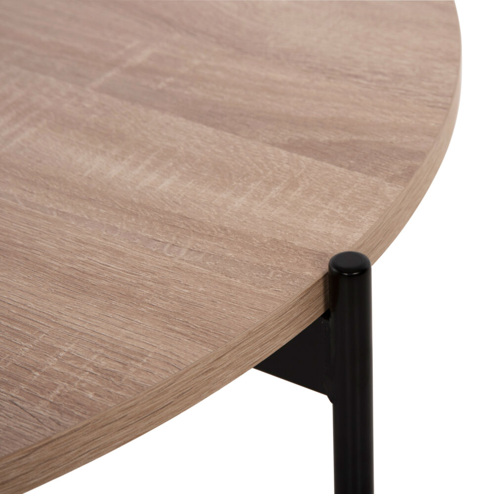 ΣΕΤ 2ΤΜΧ ΤΡΑΠΕΖΙΑ ΣΑΛΟΝΙΟΥ FB921089.02 MDF ΣΟΝΑΜΑ Φ80εκ & Φ50εκ
