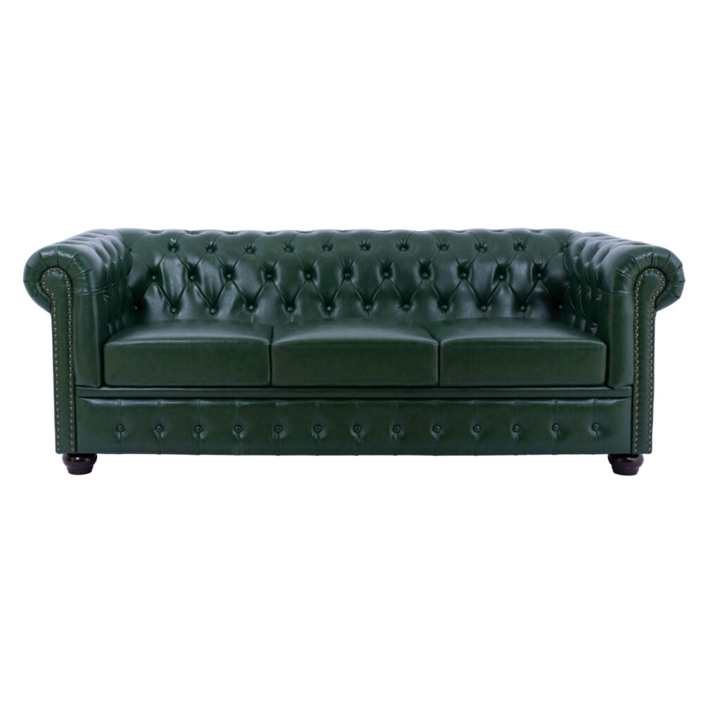 ΣΕΤ ΣΑΛΟΝΙ 3ΤΜΧ FB910912.08 PU ΔΕΡΜΑ Τ.CHESTERFIELD ΚΥΠΑΡΙΣΣΙ