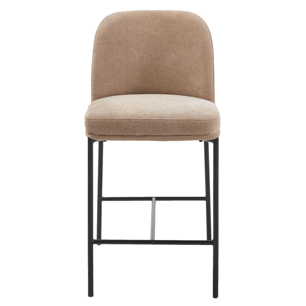 ΣΚΑΜΠΟ ΜΠΑΡ ΜΕΣ.ΥΨΟΥΣ FB918427.02 TAUPE ΥΦΑΣΜΑ-ΜΕΤΑΛ.ΜΑΥΡΟΣ ΣΚΕΛΕΤΟΣ 47x54x94Υεκ