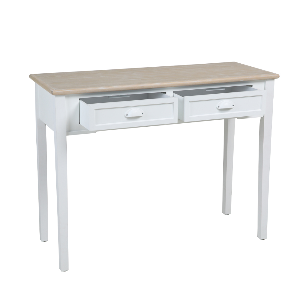 KIMOLOS ΚΟΝΣΟΛΑ 2ΣΥΡΤΑΡΙΑ ΛΕΥΚΟ ΦΥΣΙΚΟ 102x40x78cm
