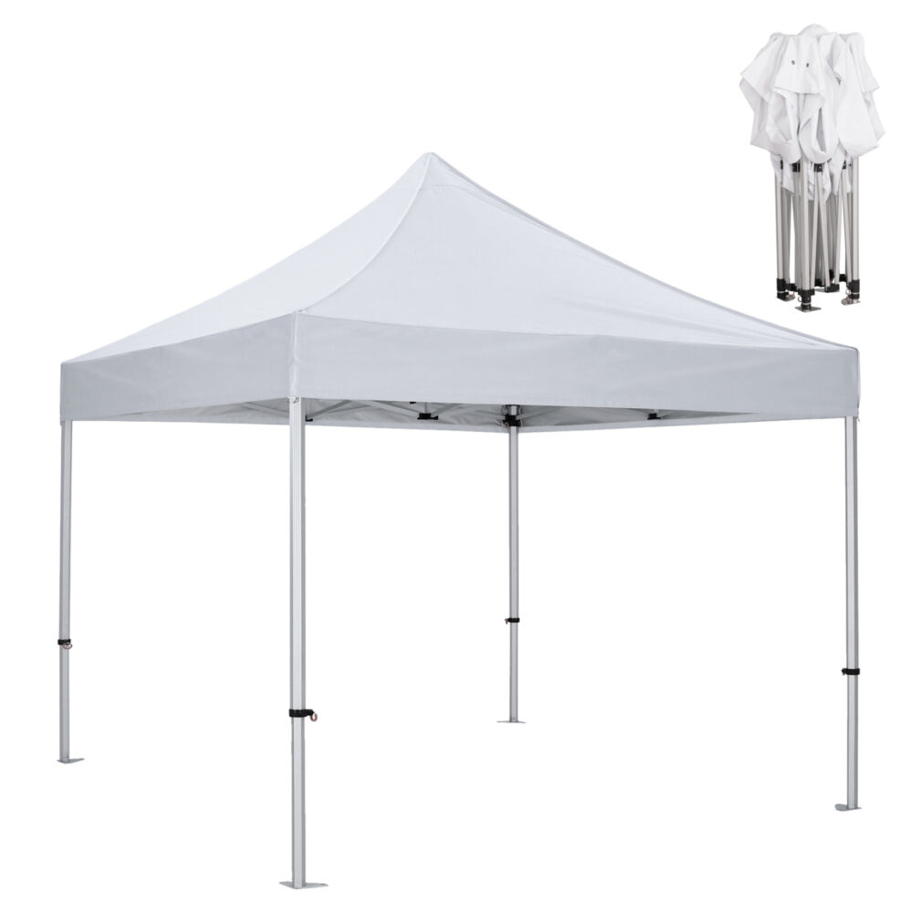 GAZEBO FB96313 ΠΤΥΣΣΟΜ.-ΕΠΑΓΓΕΛΜΑΤΙΚΗ ΧΡΗΣΗ-ΣΚΕΛΕΤΟΣ ΑΛΟΥΜ.ΑΣΗΜΙ-ΛΕΥΚΟ ΥΦΑΣΜΑ 3x3x3,43Yμ