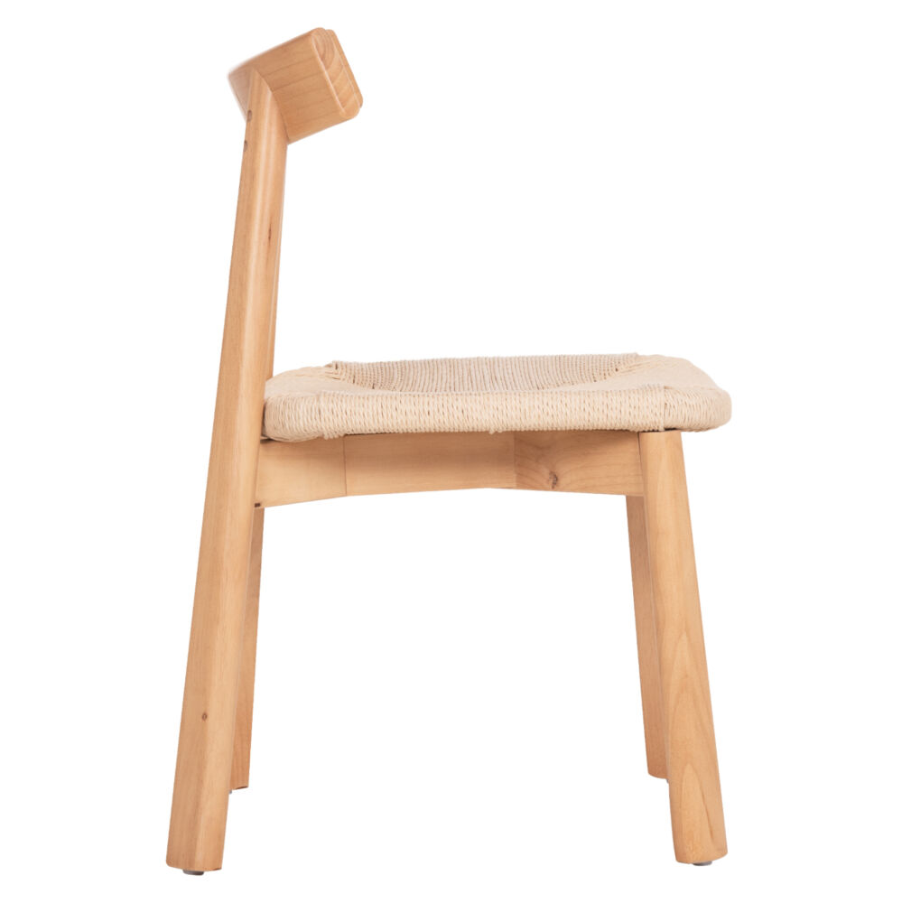 KΑΡΕΚΛΑ ΤΡΑΠΕΖΑΡΙΑΣ FB918335.01 RUBBERWOOD & ΣΧΟΙΝΙ ΣΕ ΦΥΣΙΚΟ 51x55x74Υεκ