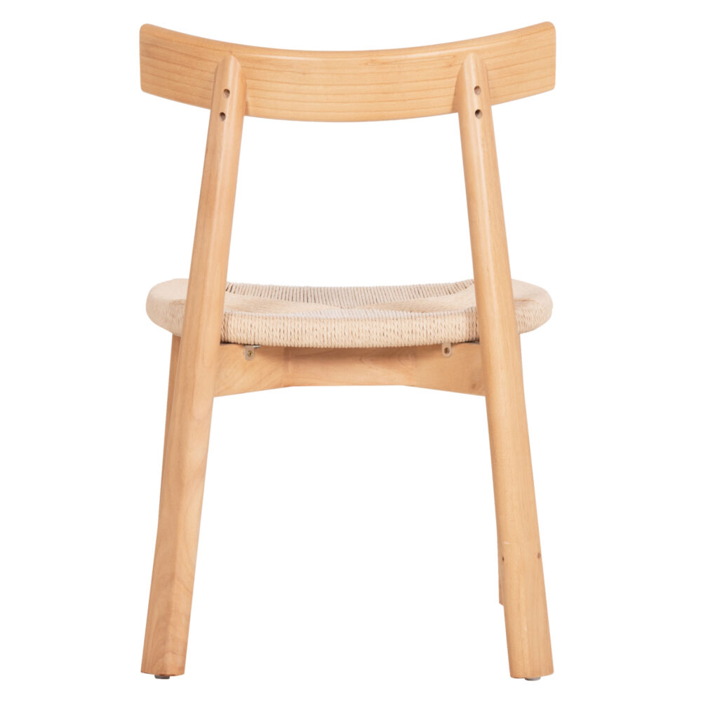 KΑΡΕΚΛΑ ΤΡΑΠΕΖΑΡΙΑΣ FB918335.01 RUBBERWOOD & ΣΧΟΙΝΙ ΣΕ ΦΥΣΙΚΟ 51x55x74Υεκ
