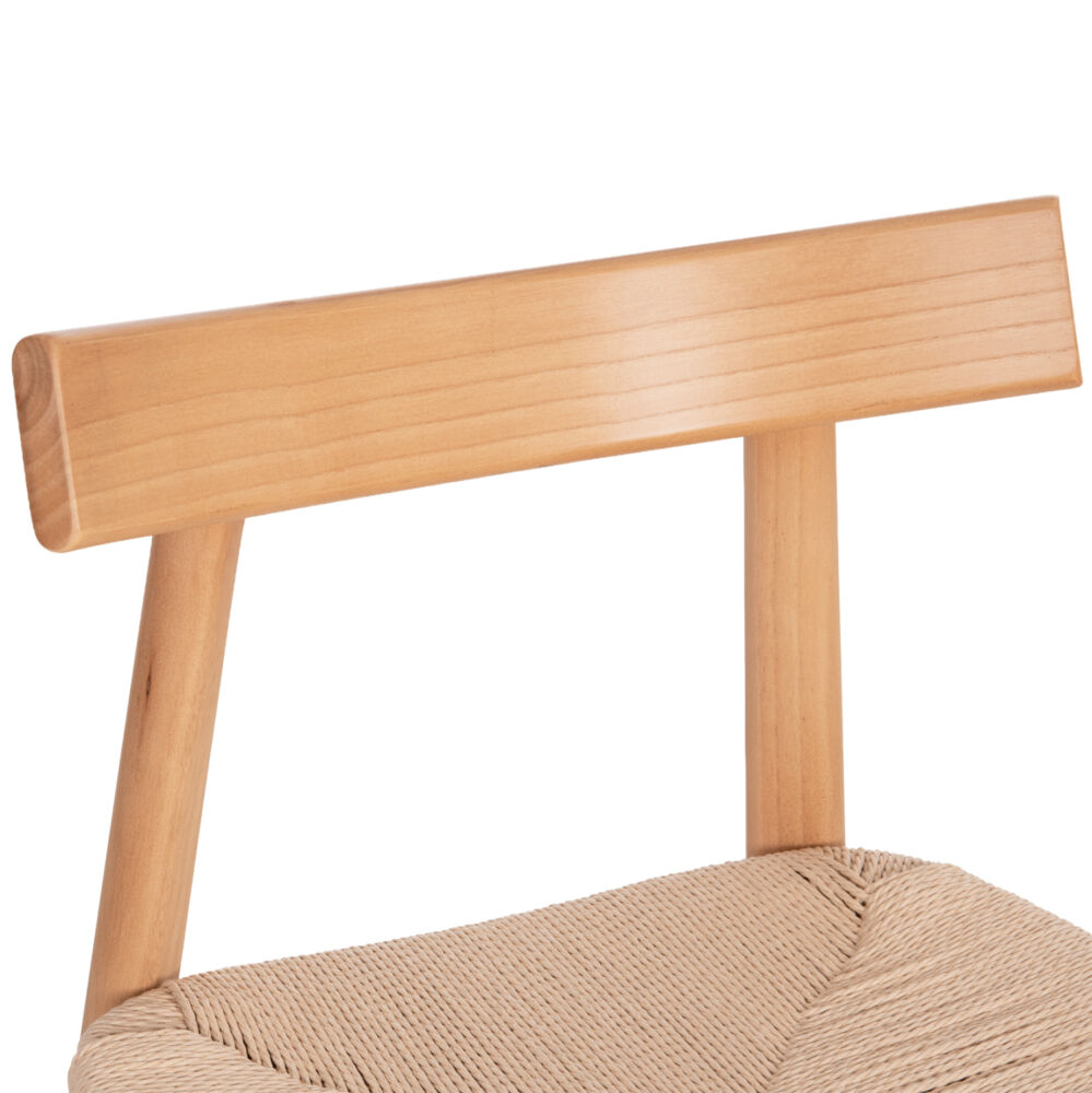 KΑΡΕΚΛΑ ΤΡΑΠΕΖΑΡΙΑΣ FB918335.01 RUBBERWOOD & ΣΧΟΙΝΙ ΣΕ ΦΥΣΙΚΟ 51x55x74Υεκ