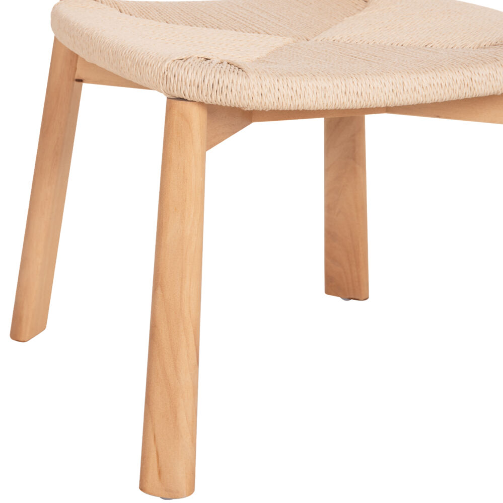 KΑΡΕΚΛΑ ΤΡΑΠΕΖΑΡΙΑΣ FB918335.01 RUBBERWOOD & ΣΧΟΙΝΙ ΣΕ ΦΥΣΙΚΟ 51x55x74Υεκ