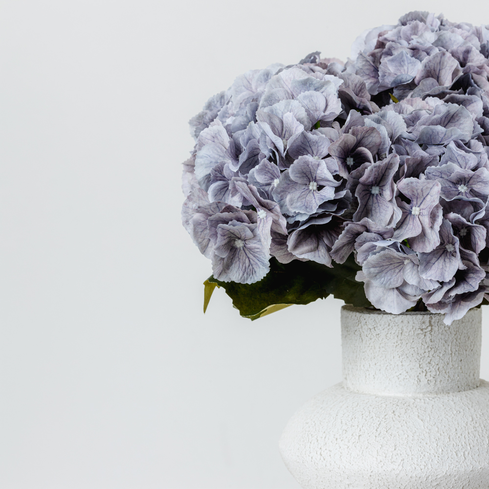 HYDRANGEA ΛΟΥΛΟΥΔΙ ΤΕΧΝΗΤΟ 52cm POLYESTER ΓΚΡΙ ΠΡΑΣΙΝΟ