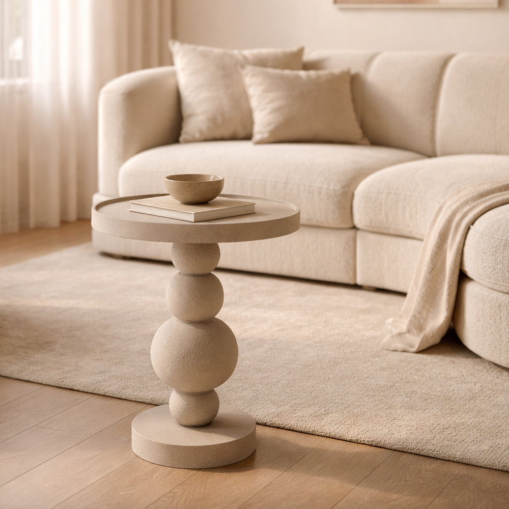 ASTRA SIDE TABLE ΜΠΕΖ 36.5x36.5x55cm