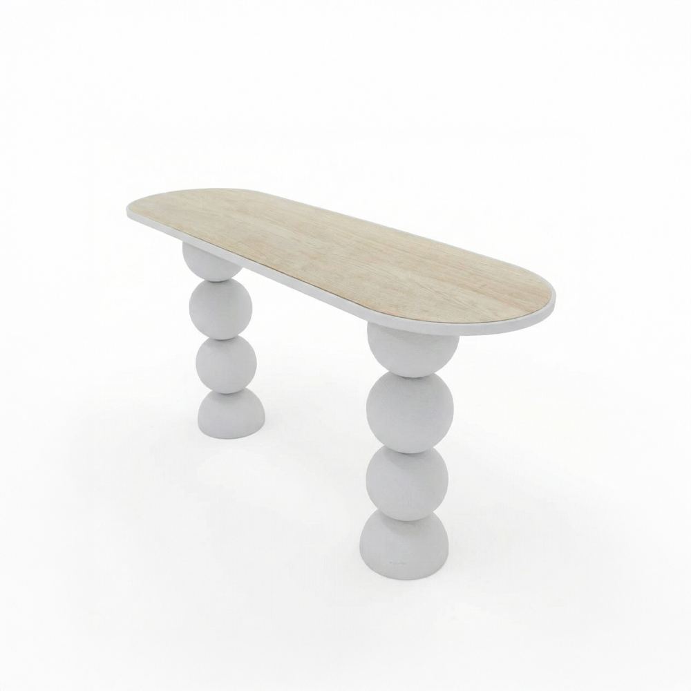 PERLA ΚΟΝΣΟΛΑ OFF WHITE 150x45x76cm