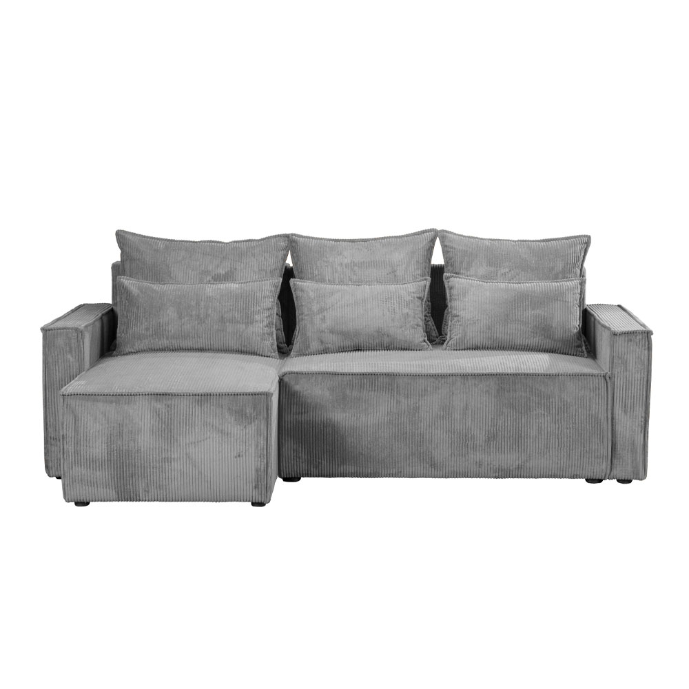 SAY ΚΑΝΑΠΕΣ ΚΡΕΒΑΤΙ ΑΝΑΣΤΡΕΨΙΜΗ ΓΚΡΙ ΑΝΟΙΧΤΟ LINCOLN D 86 238x148x92cm