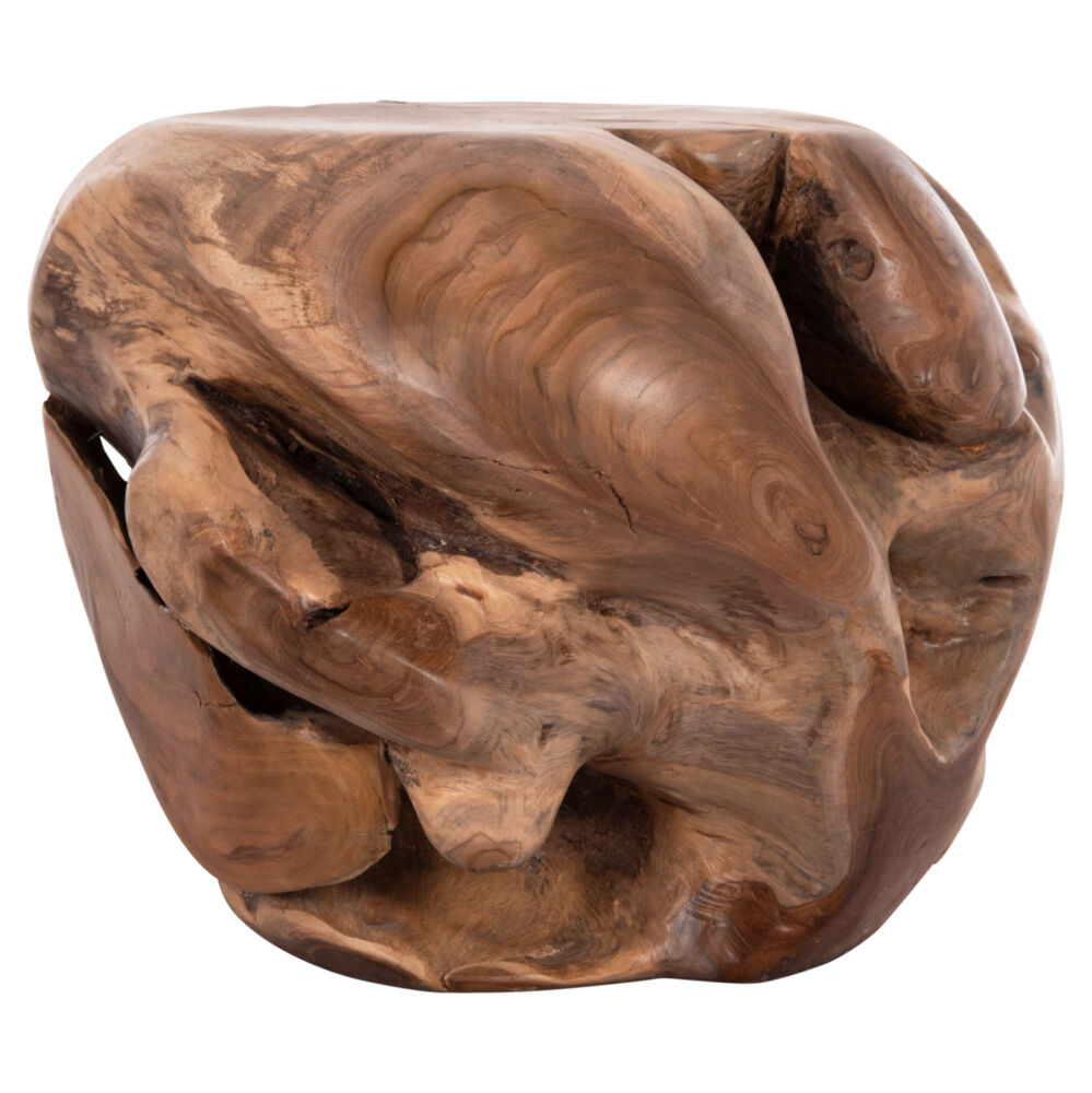 ΒΟΗΘΗΤΙΚΟ ΤΡΑΠΕΖΙ FB918295 ΞΥΛΟ TEAK--ΦΥΣΙΚΟ 50x50x50Υεκ.